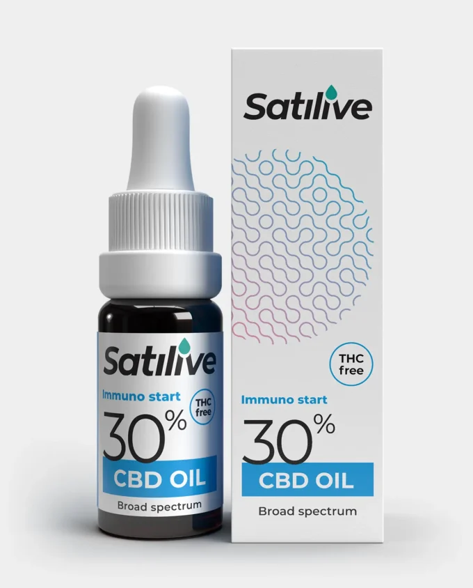 IMMUNO START plataus spektro 30 % CBD aliejus. 10ml. - Image 3