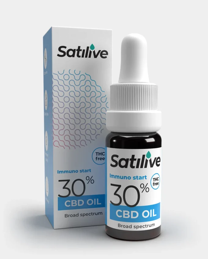 IMMUNO START plataus spektro 30 % CBD aliejus. 10ml. - Image 2